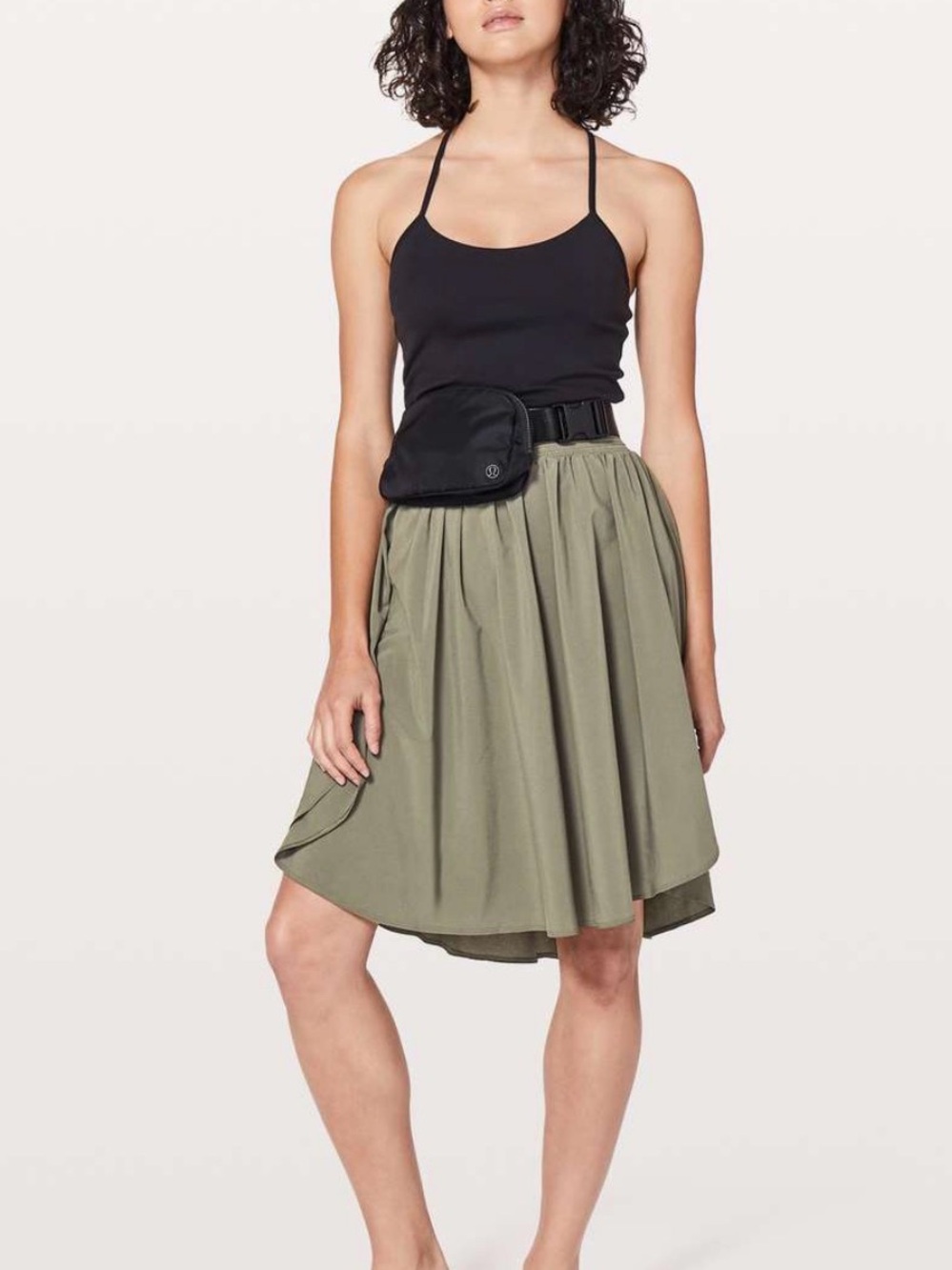 lululemon athletica Olive Green Circle Skirt